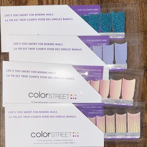 Color Street Nail Polish Strips: French Manicure Bundle